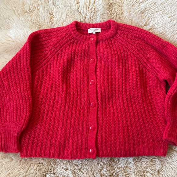Sezane Emile Cardigan in Red - Picture 2 of 6